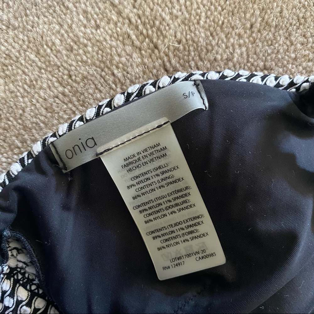 Onia Black & White Bikini Top - Picture 4 of 4